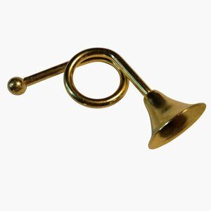 Miniature  French Horn Bugle Christmas Ornament Decor Crafts